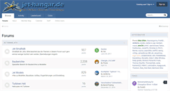Desktop Screenshot of forum.jet-hangar.de